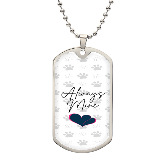 Luxury Graphic Dog Tag Necklace