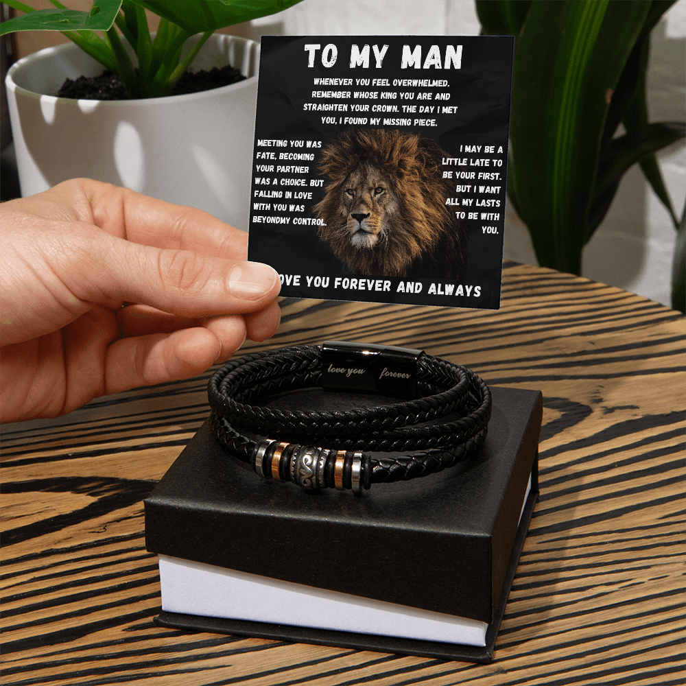 To My Man - Remember - Forever Bracelet