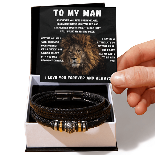 To My Man - Remember - Forever Bracelet