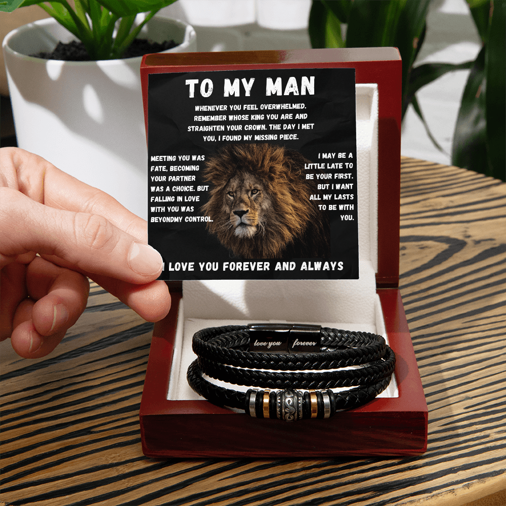 To My Man - Remember - Forever Bracelet