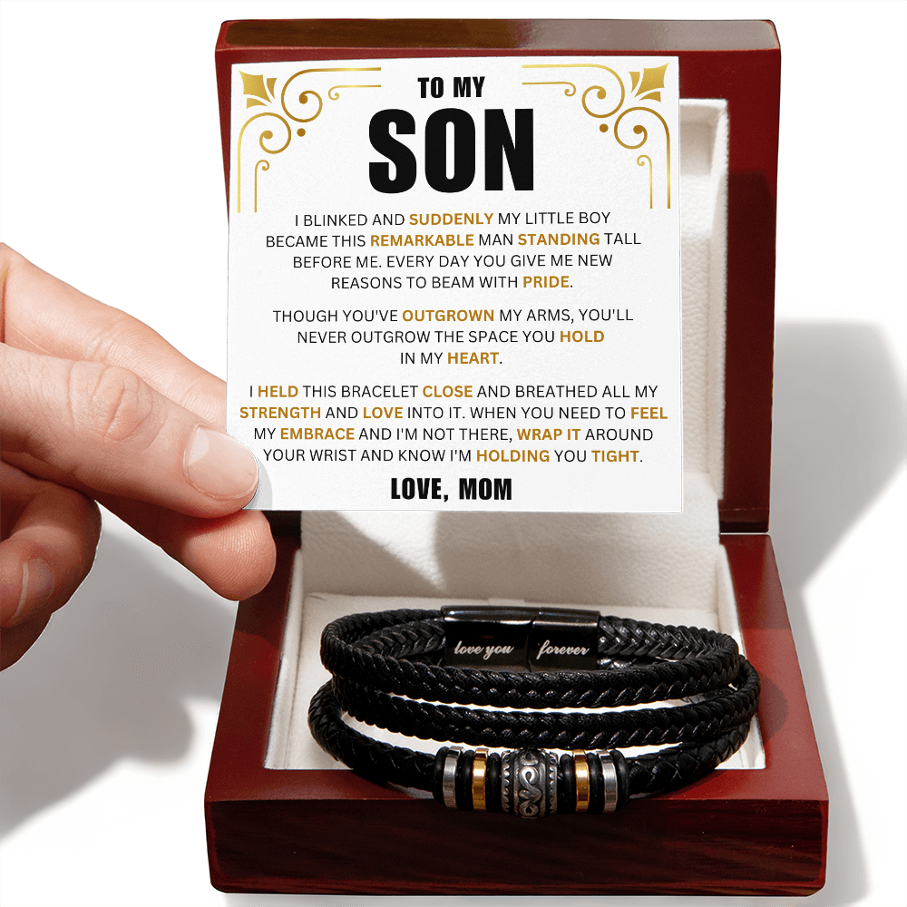 To My Son  - Strength - Forever Bracelet