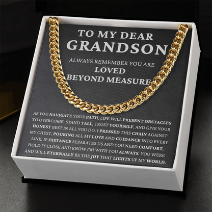 To my grandson - always remember -navigate