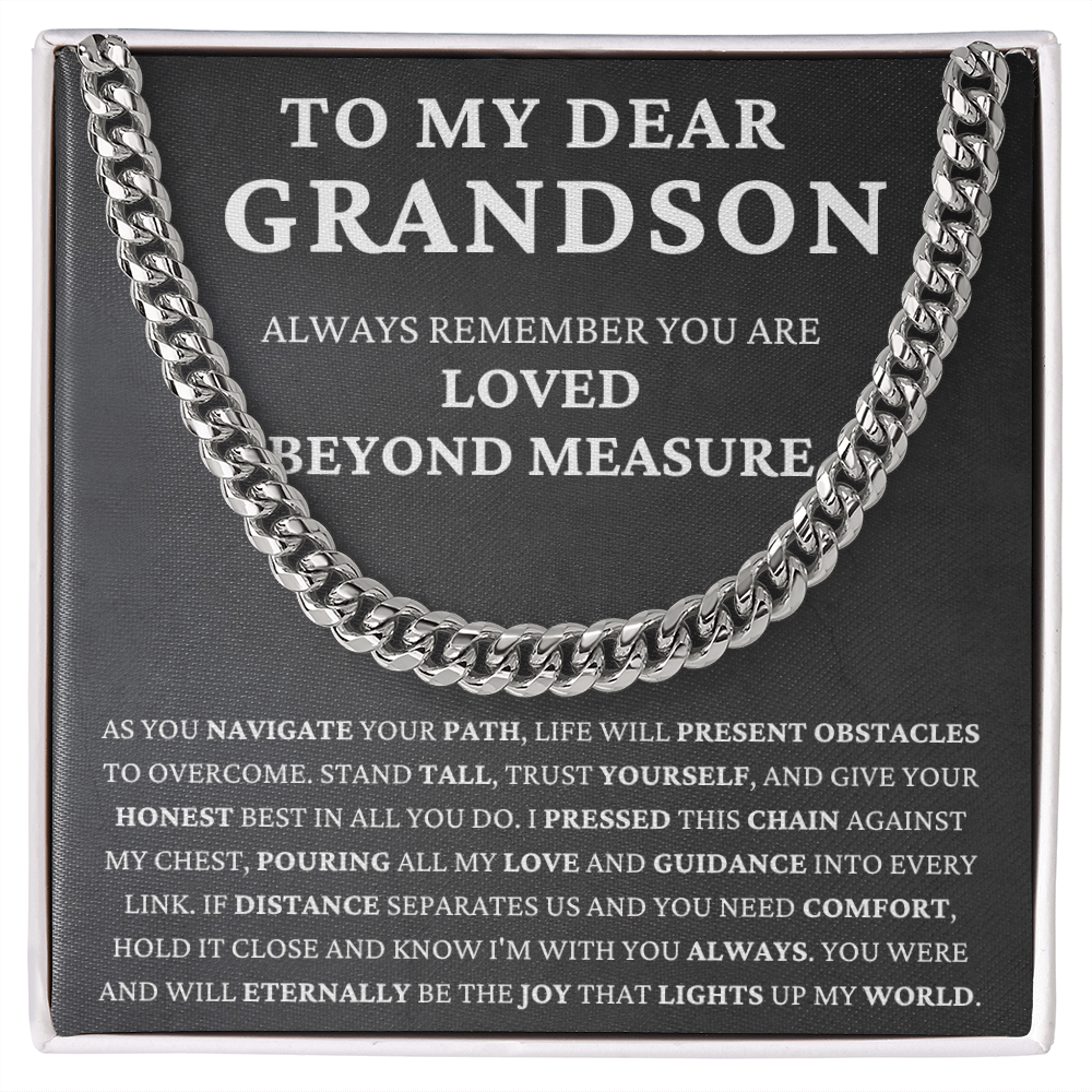 To my grandson - always remember -navigate