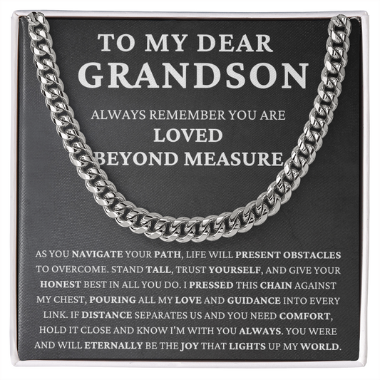 To my grandson - always remember -navigate