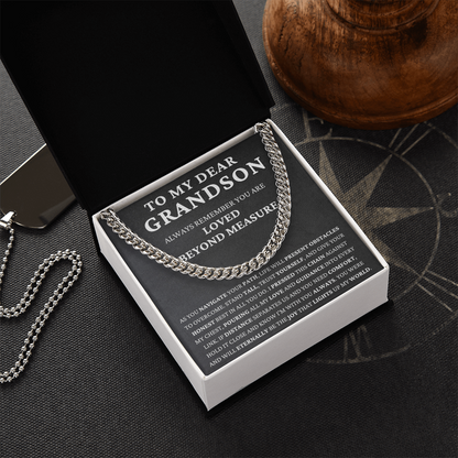 To my grandson - always remember -navigate