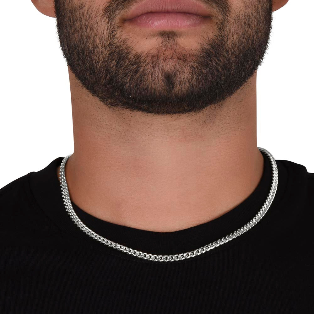 To My Dear Son - Build Your Life  - Cuban Link Chain
