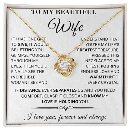 To My Beautiful Wife - If I Had One Gift - LoveKnot