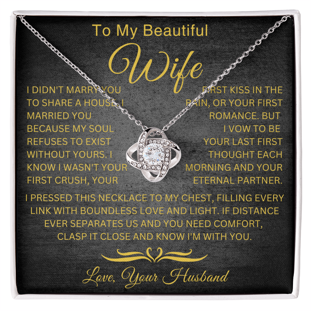 To My Wife - Eternal Partner   - Love Knot