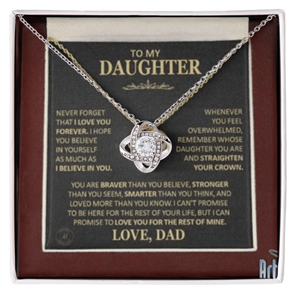 To My Daughter - Never Forget That I Love You Forever