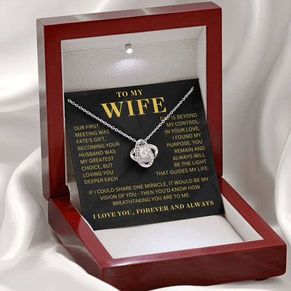 To My Wife - Our First Meeting - LoveKnot