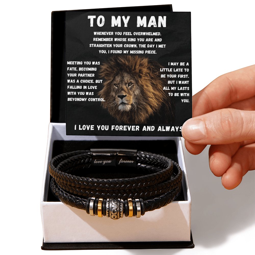 To My Man - Remember - Forever Bracelet