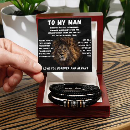 To My Man - Remember - Forever Bracelet