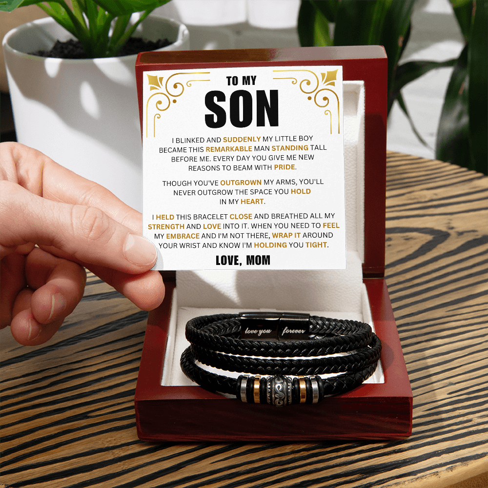 To My Son  - Strength - Forever Bracelet