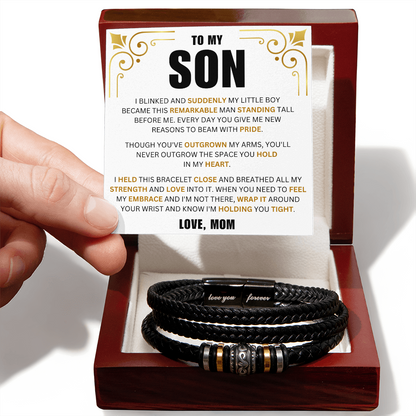 To My Son  - Strength - Forever Bracelet